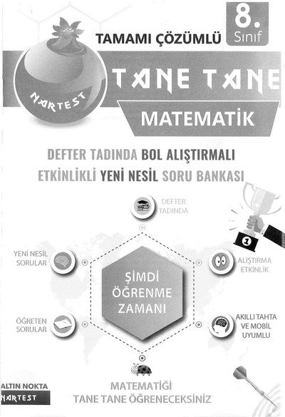 TAMAMI ÇÖZÜMLÜ TANE TANE MATEMATİK Panda Fotokopi & Baskı Merkezi