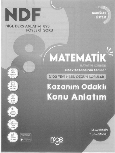 MATEMATİK KAZANIM ODAKLI KONU ANLATIM