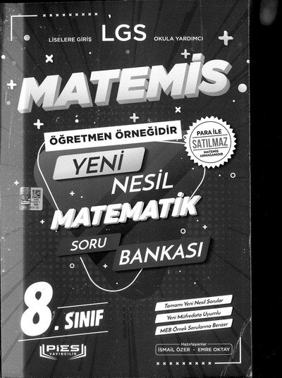 LGS MATEMİS YENİ NESİL MATEMATİK SORU BANKASI Panda Fotokopi & Baskı Merkezi