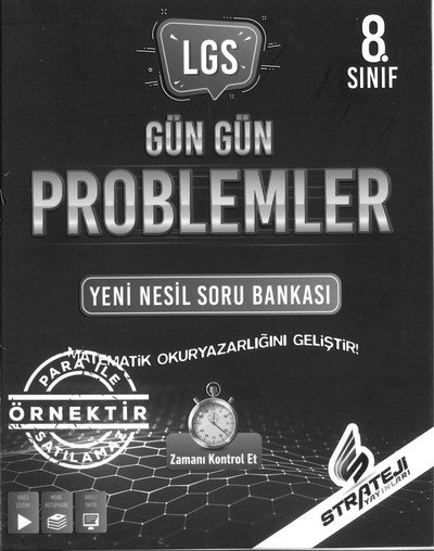 GÜN GÜN PROBLEMLER YENİ NESİL SORU BANKASI Panda Fotokopi & Baskı Merkezi