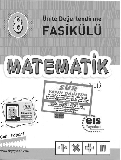 ÜNİTE DEĞERLENDİRME FASİKÜLÜ MATEMATİK