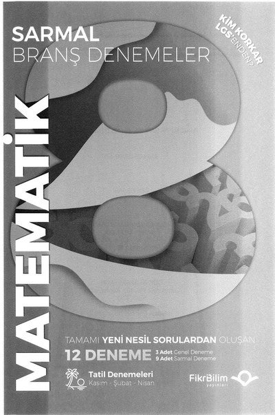 SARMAL BRANŞ DENEMELERİ MATEMATİK 12 DENEME Panda Fotokopi & Baskı Merkezi