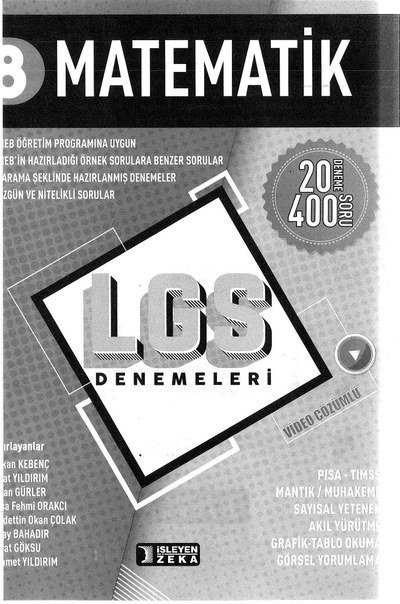 MATEMATİK LGS DENEMELERİ 20 DENEME Panda Fotokopi & Baskı Merkezi