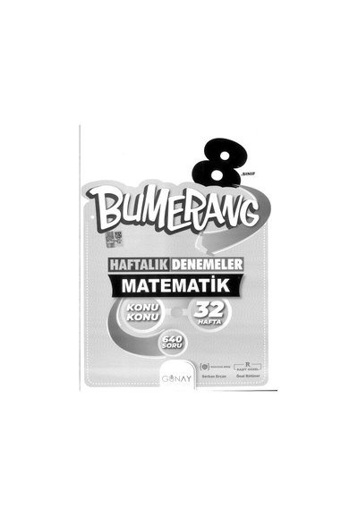 BUMERANG HAFTALIK DENEMELER MATEMATİK Panda Fotokopi & Baskı Merkezi