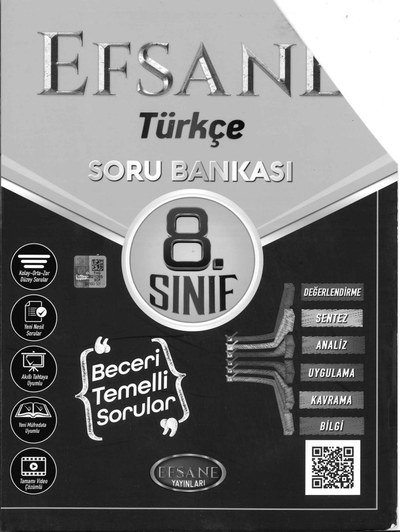 EFSANE TÜRKÇE SORU BANKASI Panda Fotokopi & Baskı Merkezi