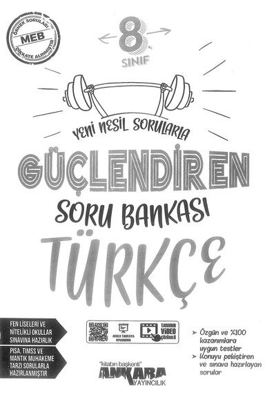 GÜÇLENDİREN SORU BANKASI TÜRKÇE