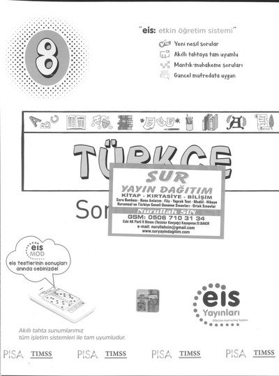 TÜRKÇE SORU BANKASI Panda Fotokopi & Baskı Merkezi