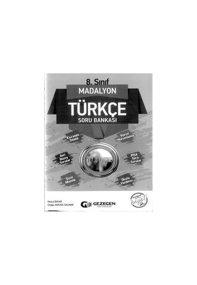 MADALYON TÜRKÇE SORU BANKASI Panda Fotokopi & Baskı Merkezi