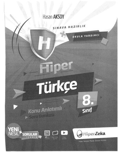HİPER TÜRKÇE KONU ANLATIMLI SORU BANKASI Panda Fotokopi & Baskı Merkezi