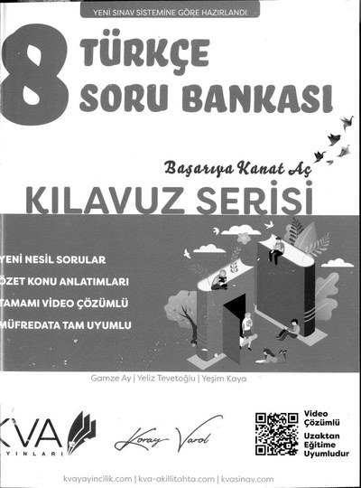 TÜRKÇE SORU BANKASI KILAVUZ SERİSİ Panda Fotokopi & Baskı Merkezi