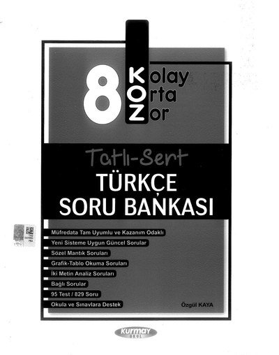 TATLI SERT TÜRKÇE SORU BANKASI Panda Fotokopi & Baskı Merkezi
