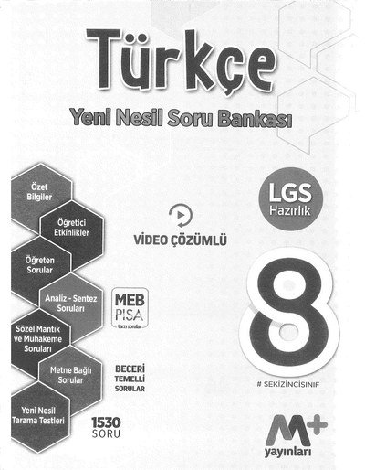 TÜRKÇE YENİ NESİL SORU BANKASI
