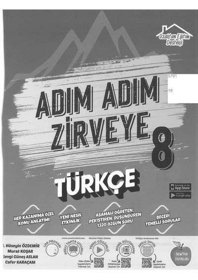 ADIM ADIM ZİRVEYE TÜRKÇE Panda Fotokopi & Baskı Merkezi