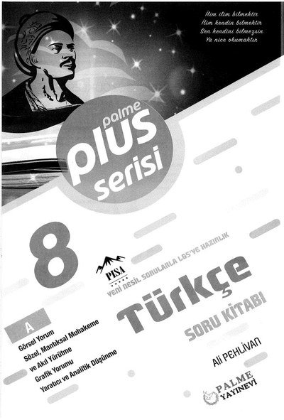 PLUS SERİSİ TÜRKÇE SORU KİTABI Panda Fotokopi & Baskı Merkezi