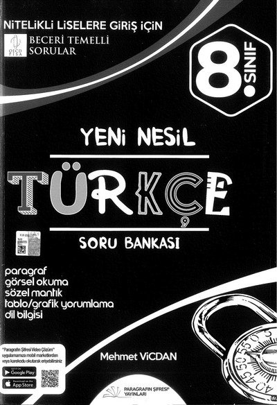 YENİ NESİL TÜRKÇE SORU BANKASI Panda Fotokopi & Baskı Merkezi