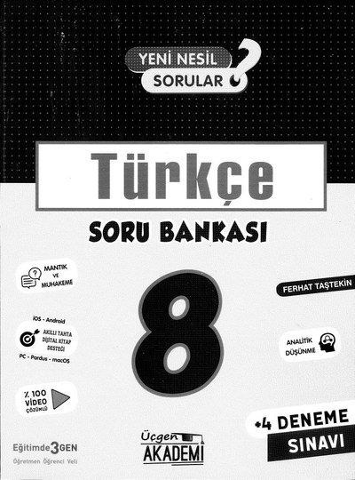 TÜRKÇE SORU BANKASI Panda Fotokopi & Baskı Merkezi