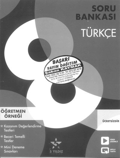 SORU BANKASI TÜRKÇE Panda Fotokopi & Baskı Merkezi