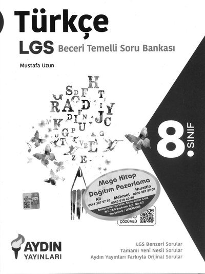 TÜRKÇE LGS BECERİ TEMELLİ SORU BANKASI Panda Fotokopi & Baskı Merkezi