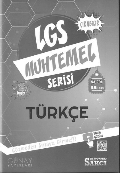 LGS MUHTEMELSERİSİ TÜRKÇE