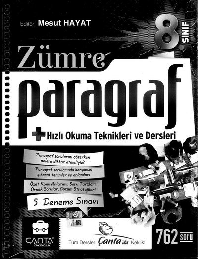 ZÜMRE PARAGRAF 5 DENEME SINAVI Panda Fotokopi & Baskı Merkezi