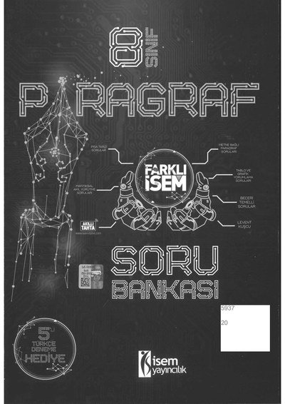 PARAGRAF FARKLI İSEM SORU BANKASI Panda Fotokopi & Baskı Merkezi