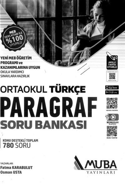 ORTAOKUL TÜRKÇE PARAGRAF SORU BANKASI Panda Fotokopi & Baskı Merkezi