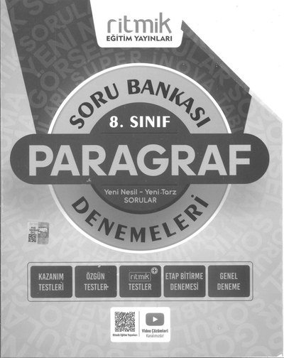 SORU BANKASI PARAGRAF DENEMELERİ YENİ NESİL SORULAR Panda Fotokopi & Baskı Merkezi