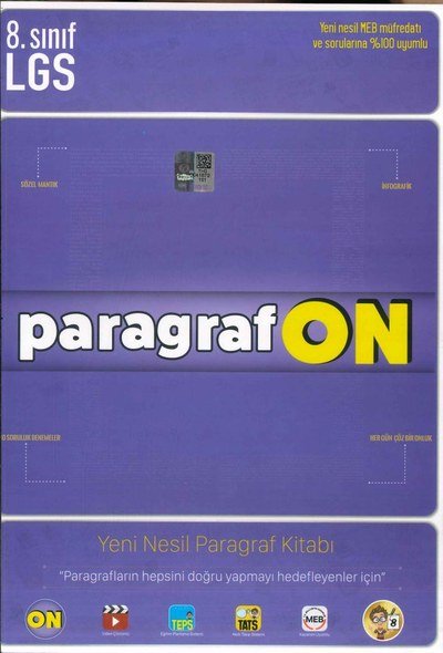 PARAGRAF ON LGS YENİ NESİL PARAGRAF KİTABI Panda Fotokopi & Baskı Merkezi