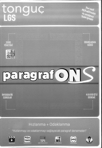 LGS PARAGRAF ON HIZLANMA ODAKLANMA DENEME Panda Fotokopi & Baskı Merkezi