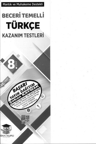 BECERİ TEMELLİ TÜRKÇE KAZANIM TESTLERİ