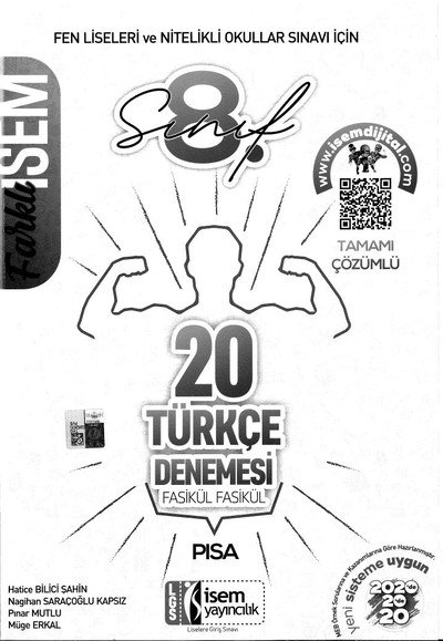 FARKLI İSEM 20 TÜRKÇE DENEMESİ FASİKÜL FASİKÜL