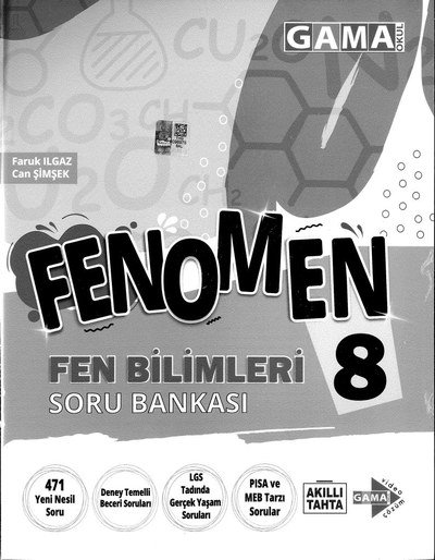 FENOMEN FEN BİLİMLERİ SORU BANKASI Panda Fotokopi & Baskı Merkezi