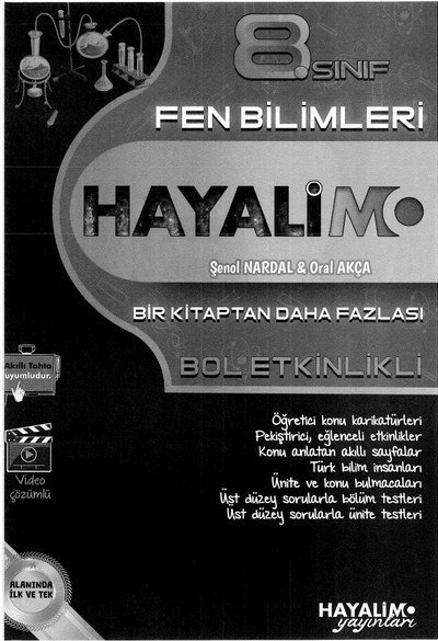 HAYALİM FEN BİLİMLERİ BOL ETKİNLİKLİ Panda Fotokopi & Baskı Merkezi