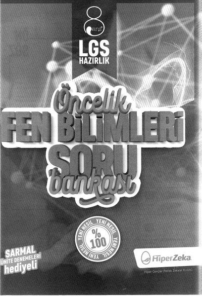 ÖNCELİK FEN BİLİMLERİ SORU BANKASI LGS HAZIRLIK Panda Fotokopi & Baskı Merkezi