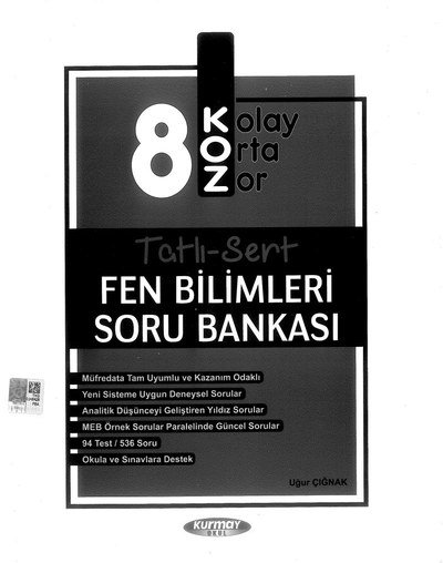TATLI SERT FEN BİLİMLERİ SORU BANKASI Panda Fotokopi & Baskı Merkezi