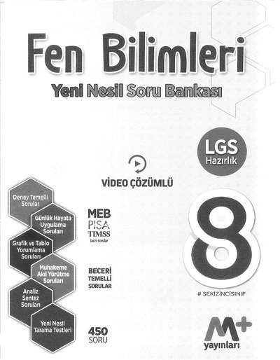 FEN BİLİMLERİ YENİ NESİL SORU BANKASI Panda Fotokopi & Baskı Merkezi