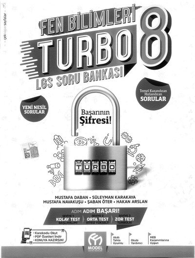 FEN BİLİMLERİ TURBO LGS SORU BANKASI Panda Fotokopi & Baskı Merkezi