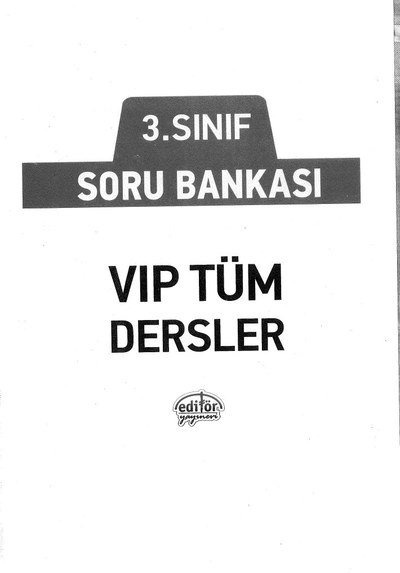 SORU BANKASI VIP TÜM DERSLER Panda Fotokopi & Baskı Merkezi