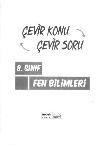 ÇEVİR KONU ÇEVİR SORU FEN BİLİMLERİ
