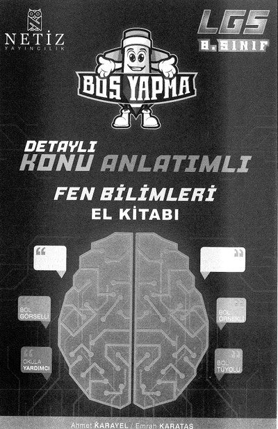 DETAYLI KONU ANLATIMLI FEN BİLİMLERİ EL KİTABI Panda Fotokopi & Baskı Merkezi