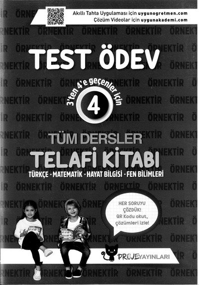 TEST ÖDEV TÜM DERSLER TELAFİ KİTABI Panda Fotokopi & Baskı Merkezi