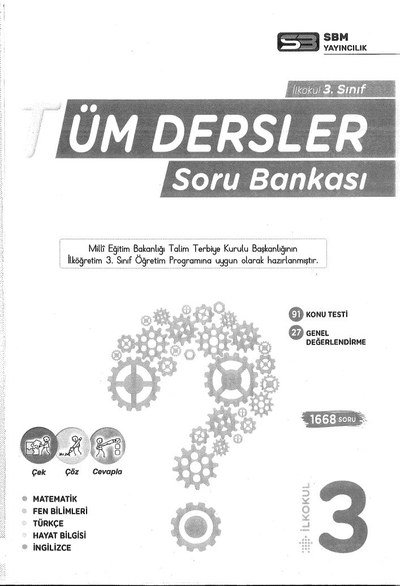 TÜM DERSLER SORU BANKASI Panda Fotokopi & Baskı Merkezi