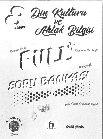 DİN KÜLTÜRÜ VE AHLAK BİLGİSİ FULL+ SORU BANKASI