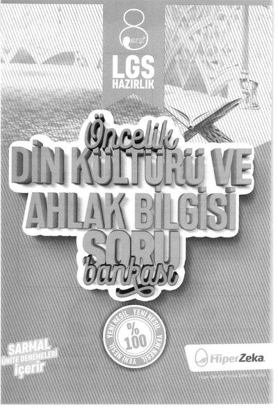 ÖNCELİK DİN KÜLTÜRÜ VE AHLAK BİLGİSİ SORU BANKASI Panda Fotokopi & Baskı Merkezi