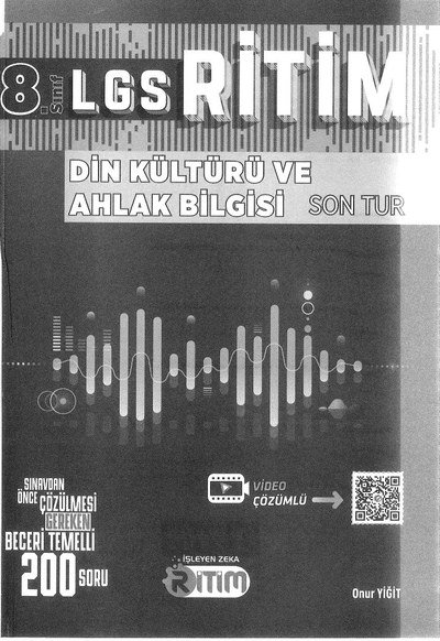 LGS RİTİM DİN KÜLTÜRÜ VE AHLAK BİLGİSİ SON TUR
