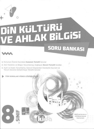 DİN KÜLTÜRÜ VE AHLAK BİLGİSİ SORU BANKASI