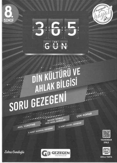 365 GÜN DİN KÜLTÜRÜ VE AHLAK BİLGİSİ SORU GEZEGENİ Panda Fotokopi & Baskı Merkezi
