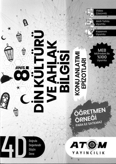 DİN KÜLTÜRÜ VE AHLAK BİLGİSİ KONU ANLATIM EPİZOTLARI