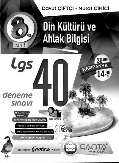 DİN KÜLTÜRÜ VE AHLAK BİLGİSİ LGS 40 DENEME SINAVI Panda Fotokopi & Baskı Merkezi