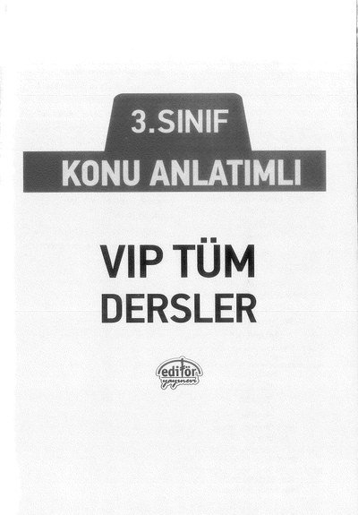 VIP TÜM DERSLER Panda Fotokopi & Baskı Merkezi